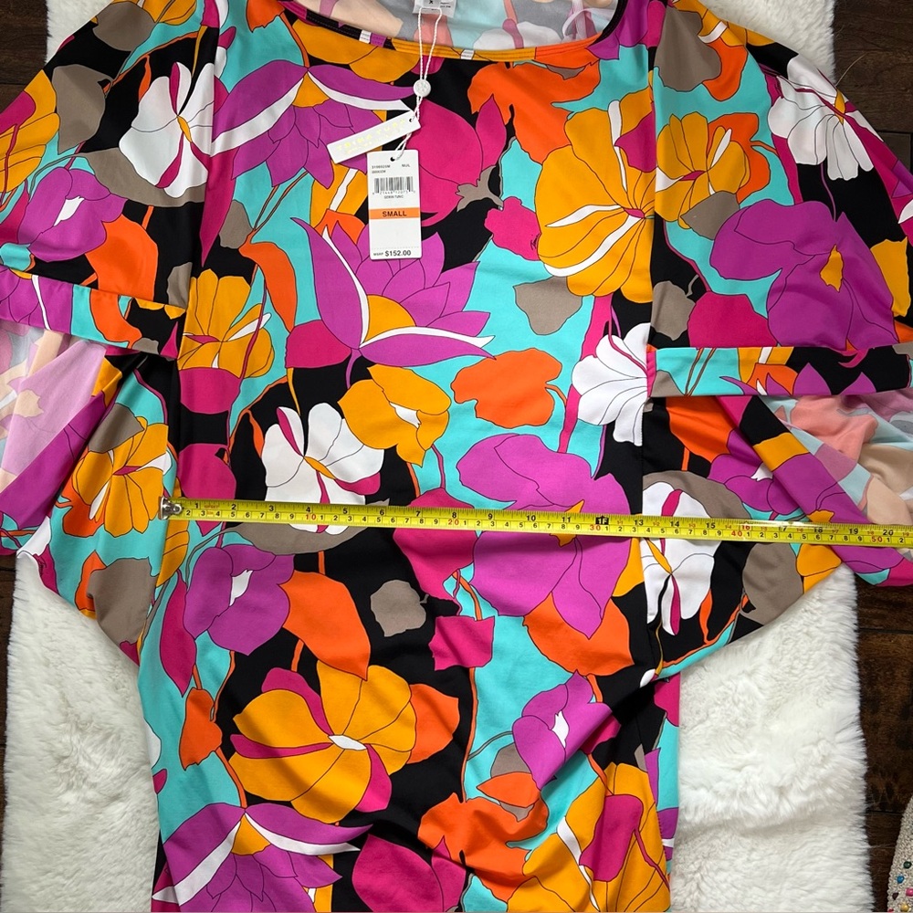 Trina Turk Gemini Tunic Swim Cover Up Size Small NWT - Picture 13 of 13